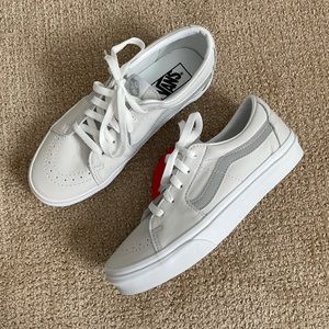 Vans Sk8-low true white size 8.5 NWT
